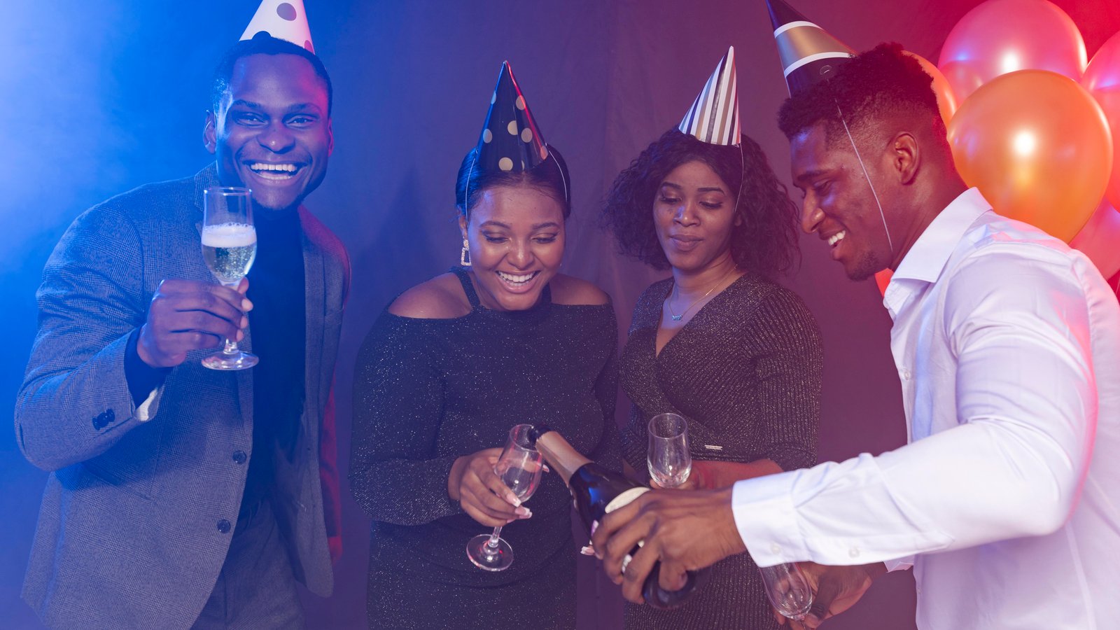 front-view-friends-wearing-party-hats